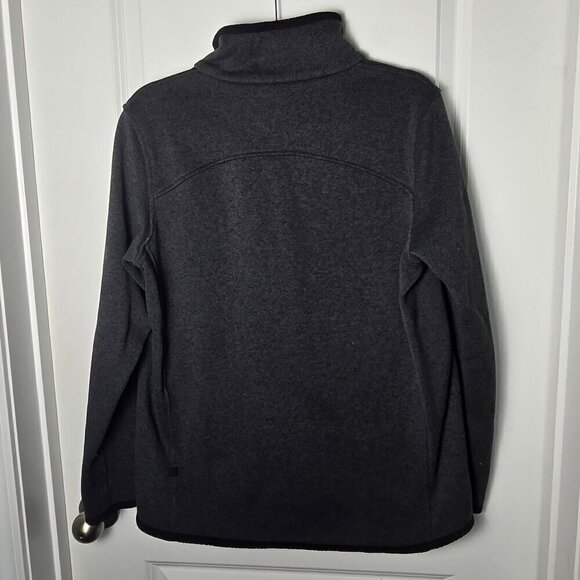 Lululemon Its Fleecing Cold Jacket - 8 Heathered Black / Black - Picture 4 of 8